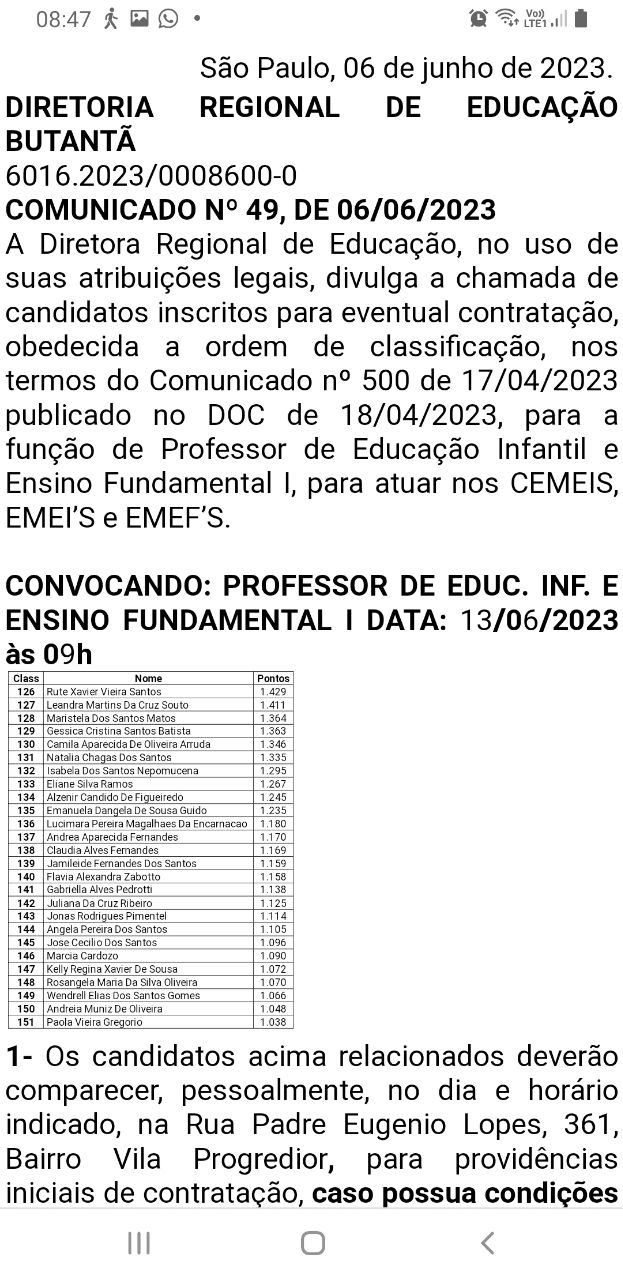 DRE BUTANTÃ faz chamada para professores contratados de Educação Infantil e  Ensino Fundamental I